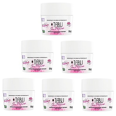Tabu Sem Perfume: Proteção 48h para Pele Sensível