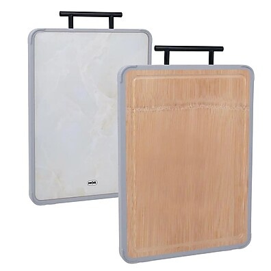 Tábua Bamboo Duo 44,5x30cm – Corte Seguro e Elegante
