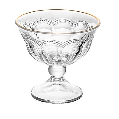 Taça Belle Epoque com Ouro: Elegância à Mesa