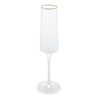 Taça de Champanhe Petra: Luxo e Elegância em Cristal
