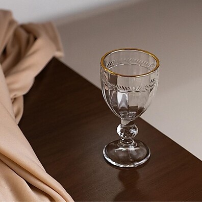 Taça de Cristal com Ouro Lyor Imperial: Luxo em 50ml