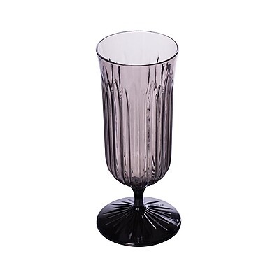 Taça Lapidada 300ml Fumê: Elegância em Cada Brinde!