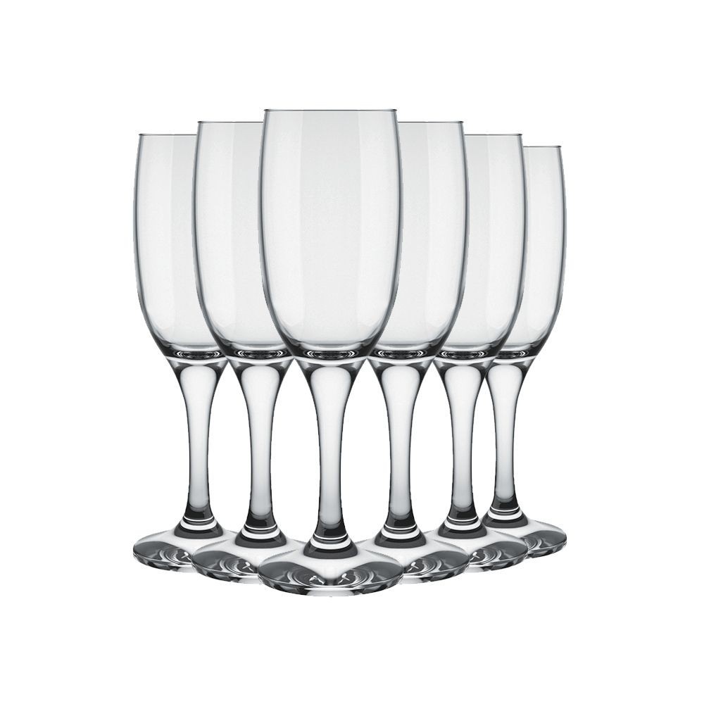 Taças Champanhe Nadir Windsor: Elegância em 6 Peças