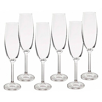 Taças de Champanhe Bohemia: Elegância em Cristal