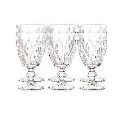 Taças de Vidro 340ml Diamond Belakaza: Elegância na Sua Mesa