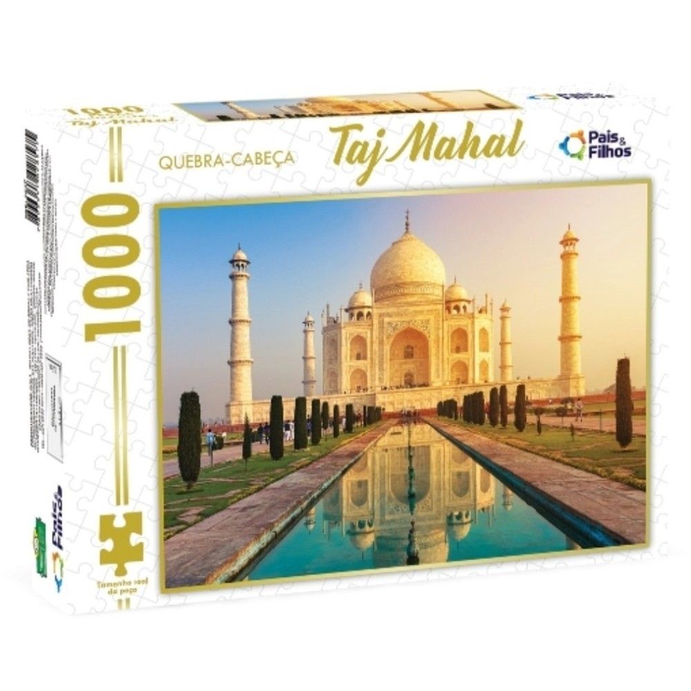 Taj Mahal 1000 Peças: Desafie-se!