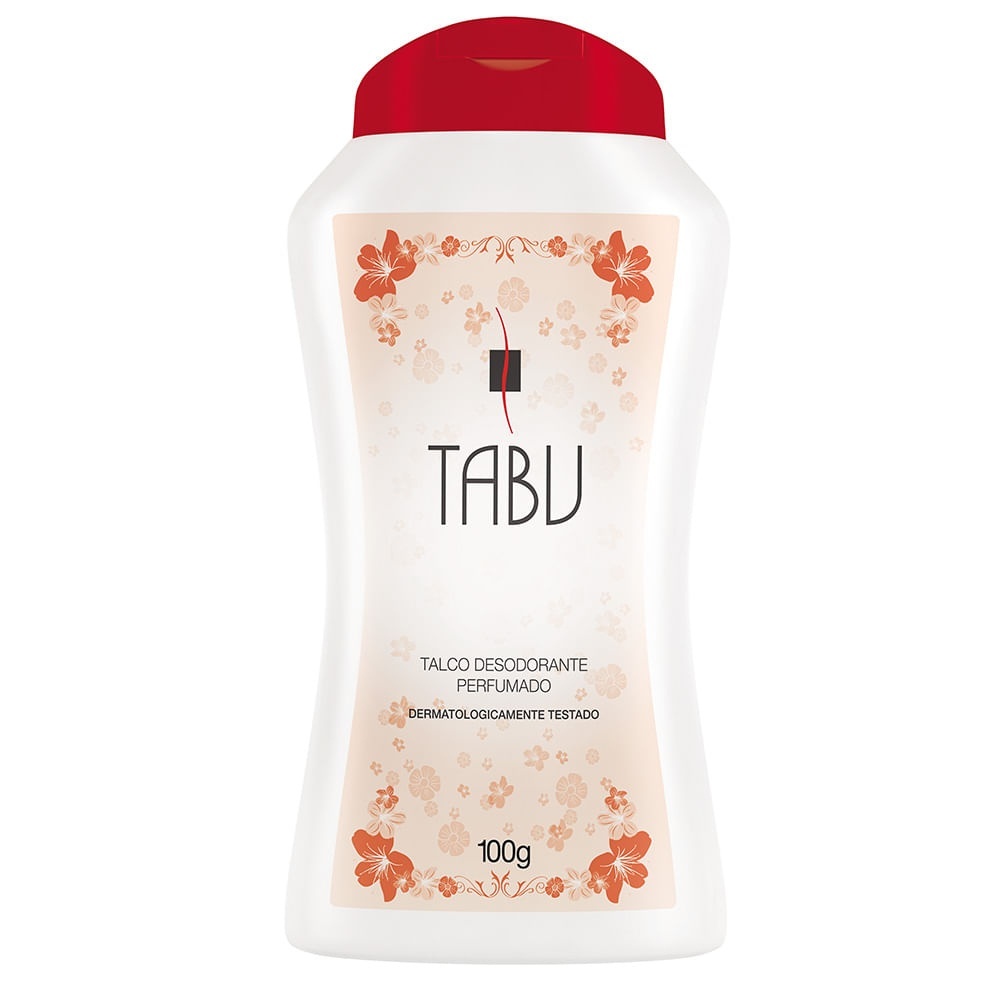 Talco Tabu Tradicional: Frescor e Proteção 100G