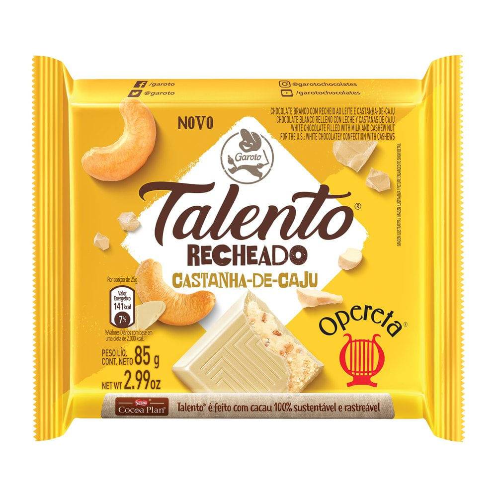 Talento Opereta: O Chocolate Garoto Irresistível!