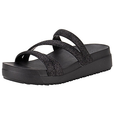 Tamanco Feminino Anabela Glitter Zaxy 19068: Estilo e Conforto