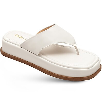 Tamanco Flatform Lumiss Off White: Conforto & Estilo