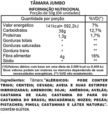 Tâmara sem Caroço 1kg - Xroots