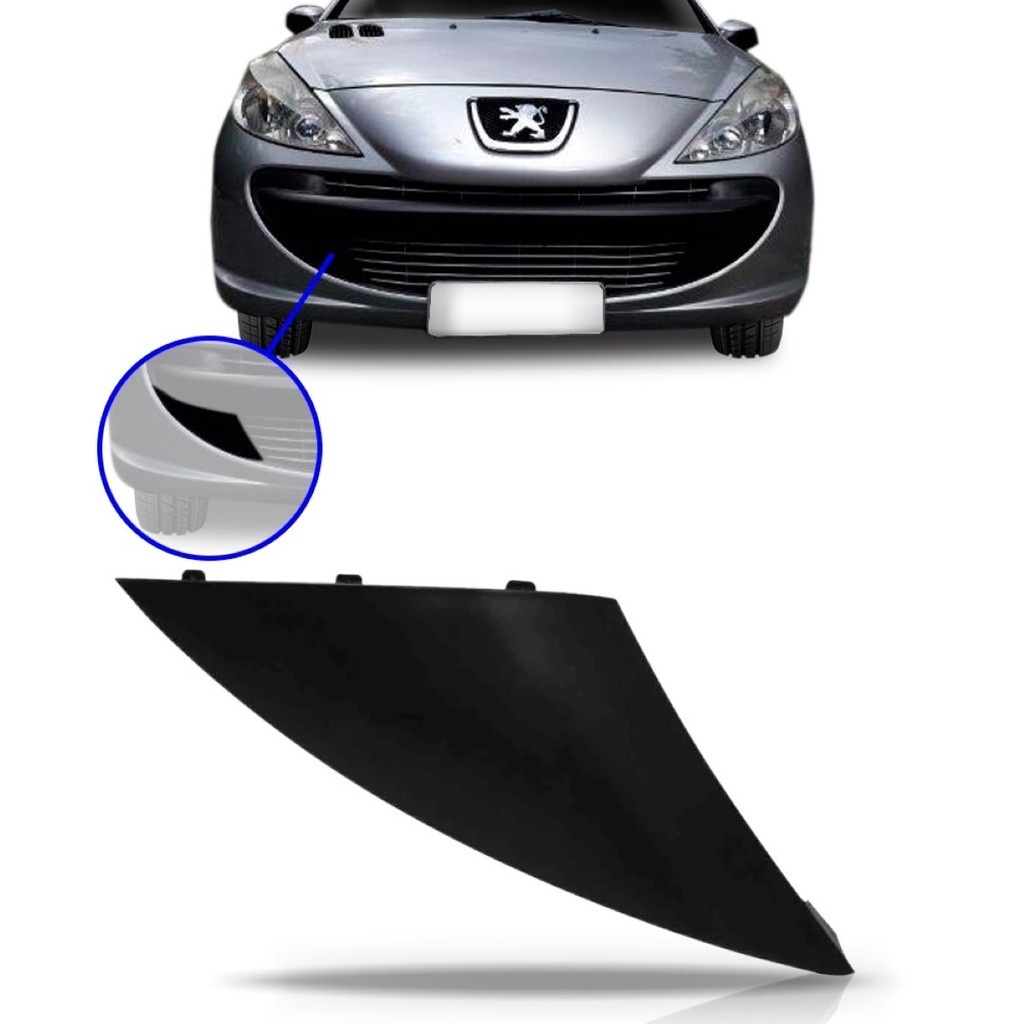 Tampa de Reboque Peugeot 207 (2009-2014)