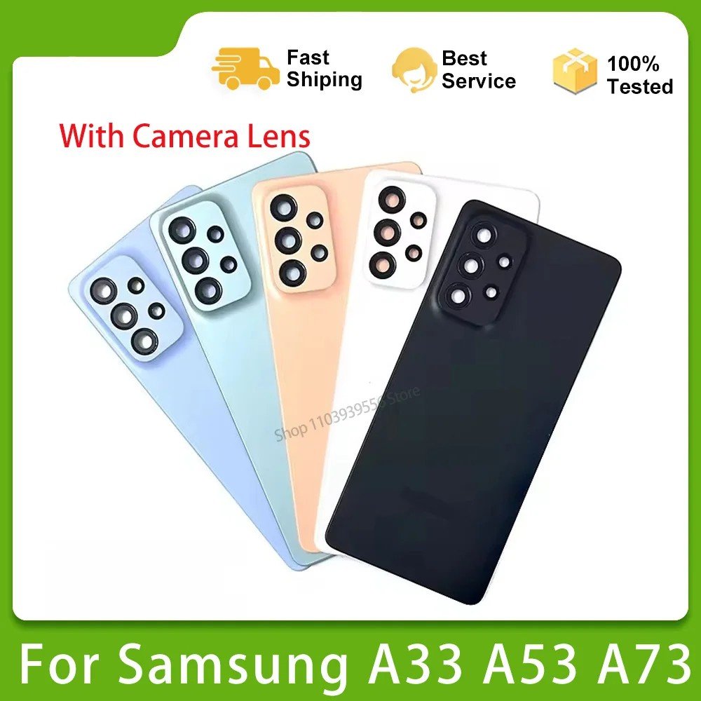Tampa Traseira Galaxy A33/A53/A73 5G: Vidro 3D Premium