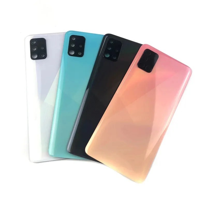 Tampa Traseira Galaxy A51: Bateria, Câmera + Logo
