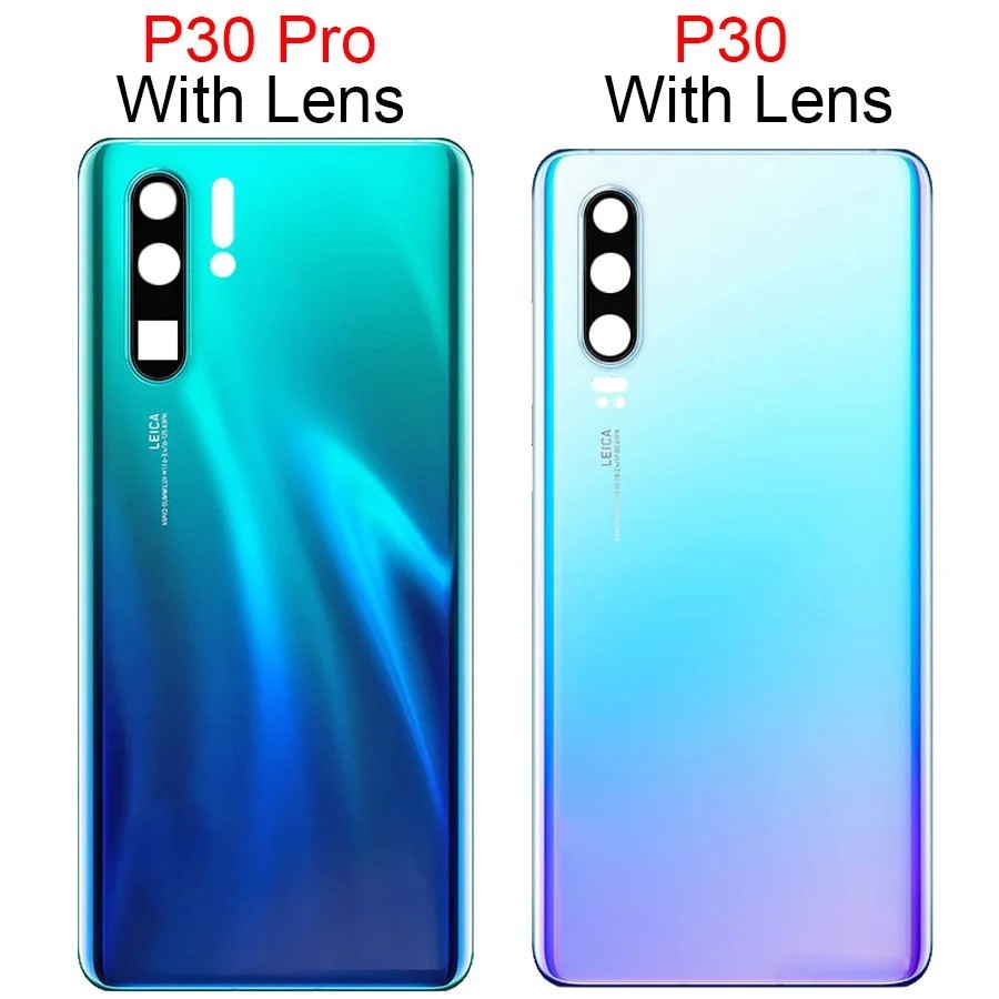 Tampa Traseira Huawei P30 Pro: Vidro + Lente