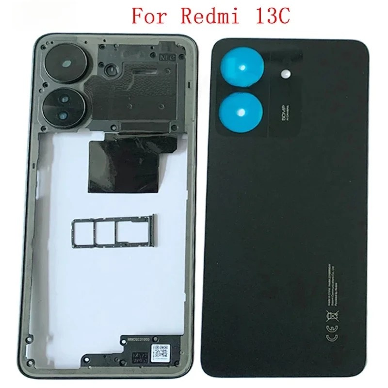 Tampa Traseira Redmi 13C: Peça de Reparo Original