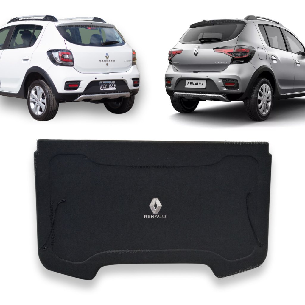 Tampão Porta Malas Renault Sandero Stepway 2015 a 2025 com Furo 6x9