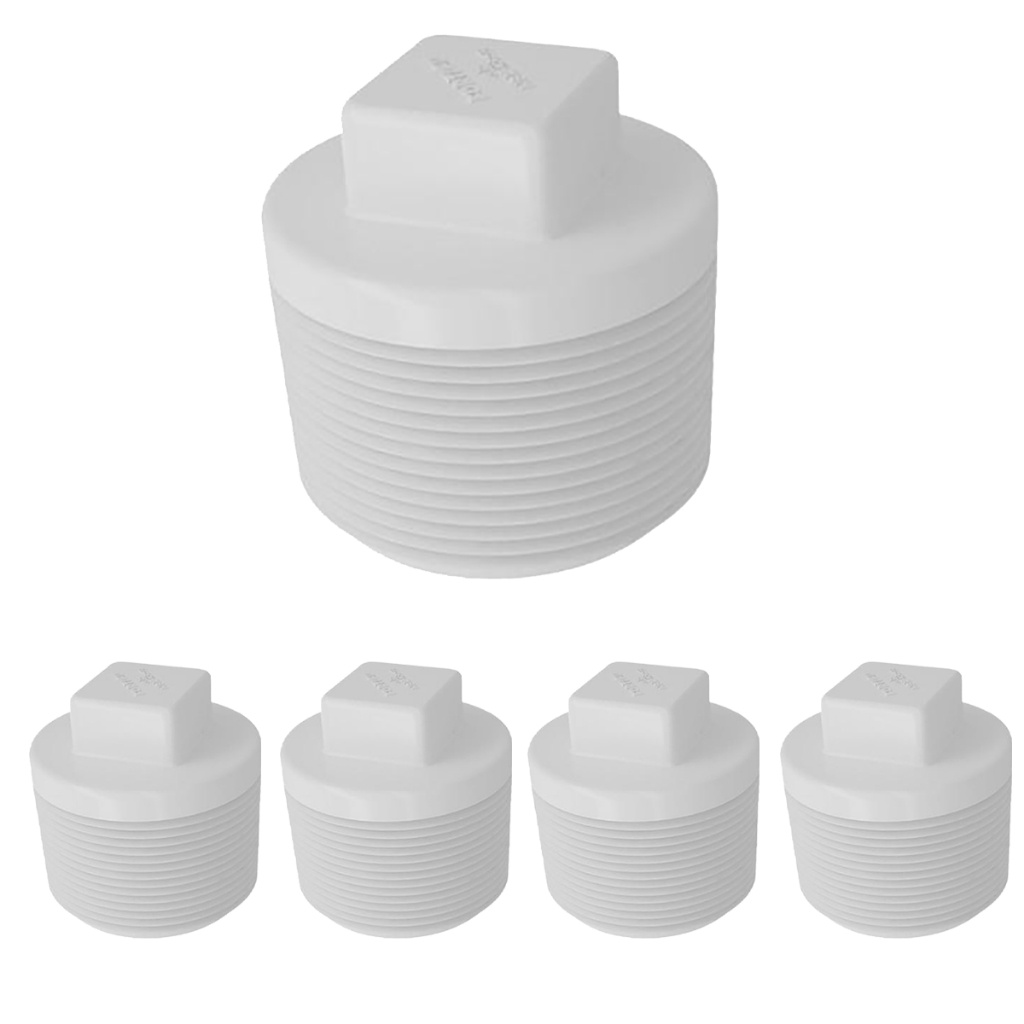 Tampão Rosqueável 3/4" Fortlev: Pacote com 50 Unidades