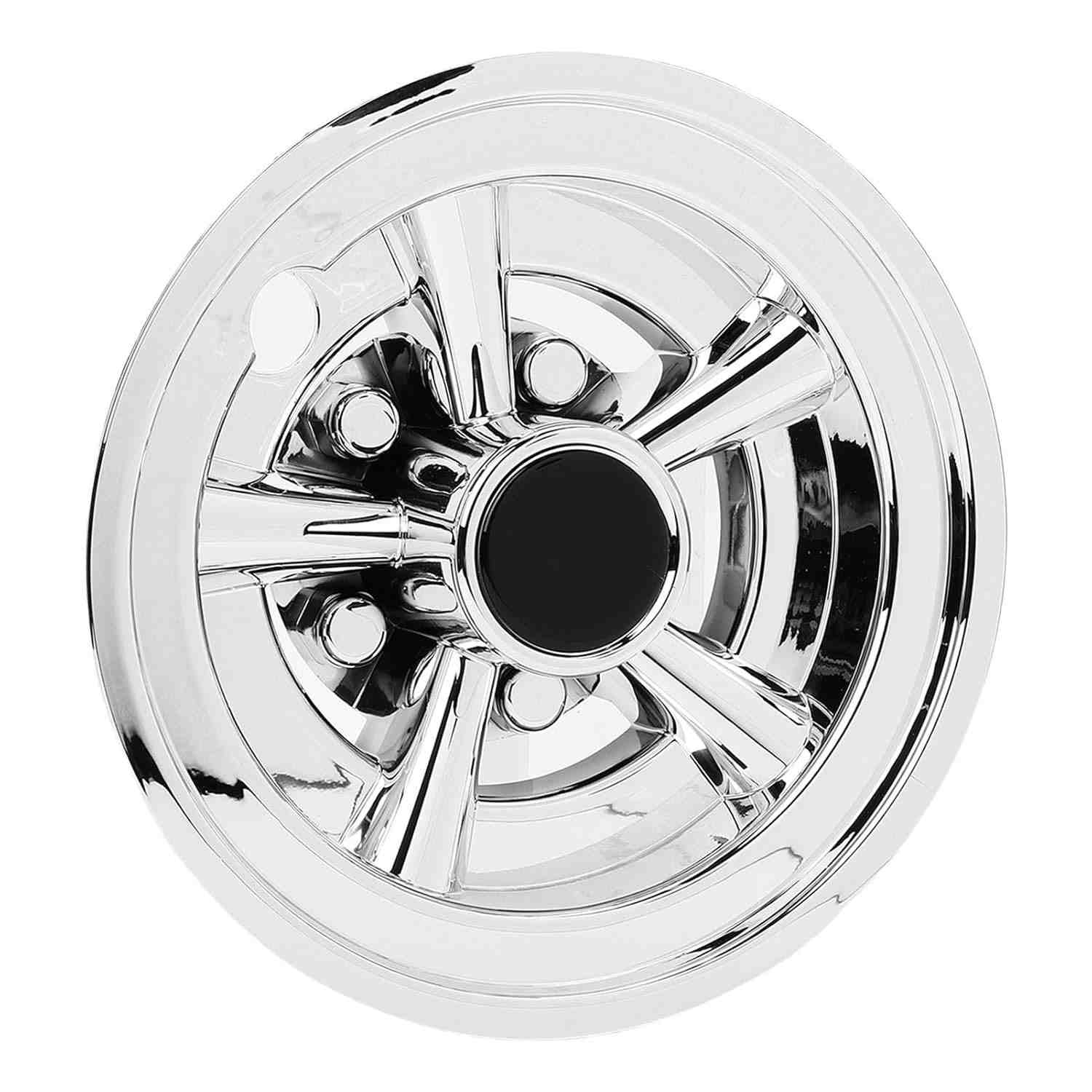 RiToEasysports Tampas de Cubo Cromadas para Carrinho de Golfe - Kit 4 Peças Universal 8" ABS
