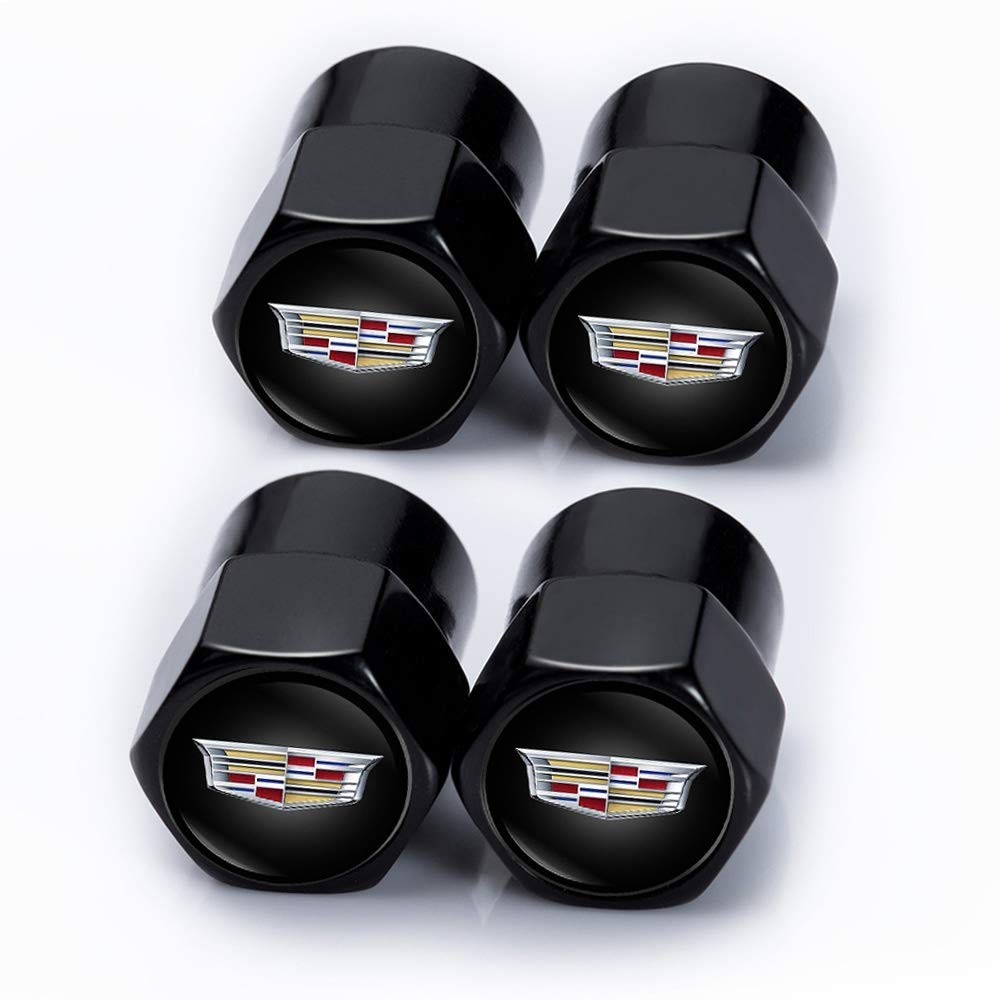 Tampas de Válvula de Pneu Metal Premium para Cadillac ATS, CTS, SRX, XTS e Mais - Acessórios de Carro Elegantes e Duráveis