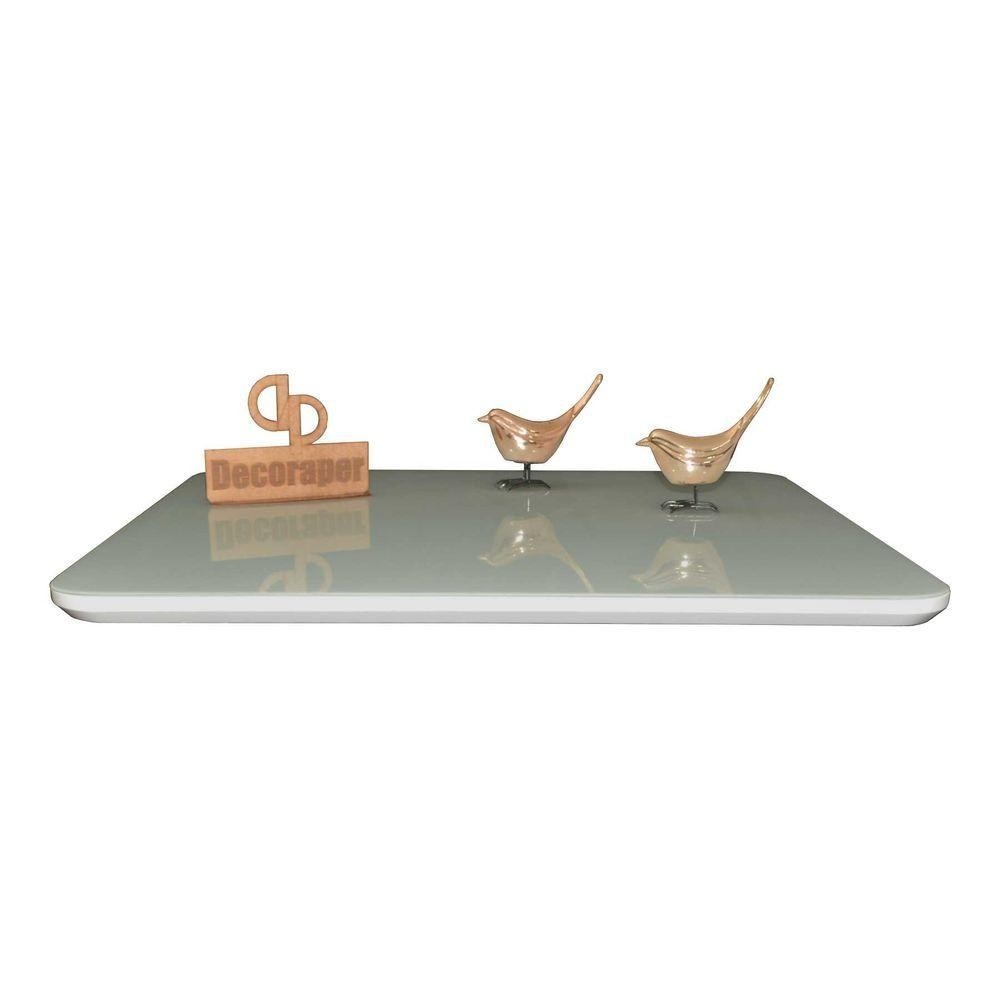 Tampo de Mesa Retangular 140x90cm Off White
