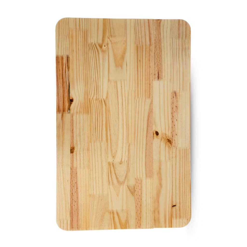Tampo Madeira Pinus 120x65cm - Acabamento Polido