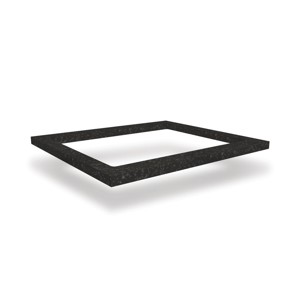 Tampo para Cooktop 60x52cm: Preto Brilho e Resistência