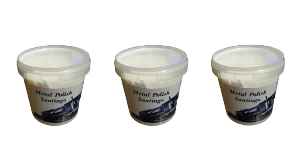 Kit 3 Pastas de Polimento Premium para Rodas e Tanques de Alumínio
