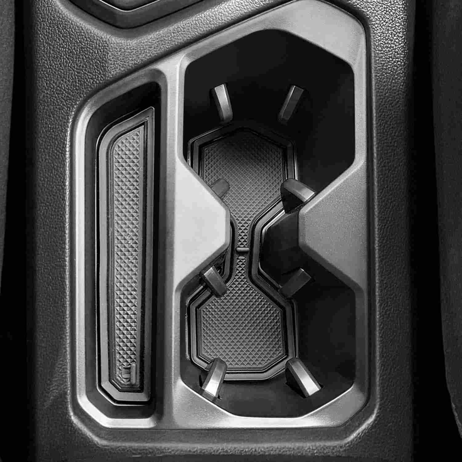Forro de Borracha Premium para VW Taos 2020-2025: Proteção e Estilo para o Console Central e Bolsos de Porta