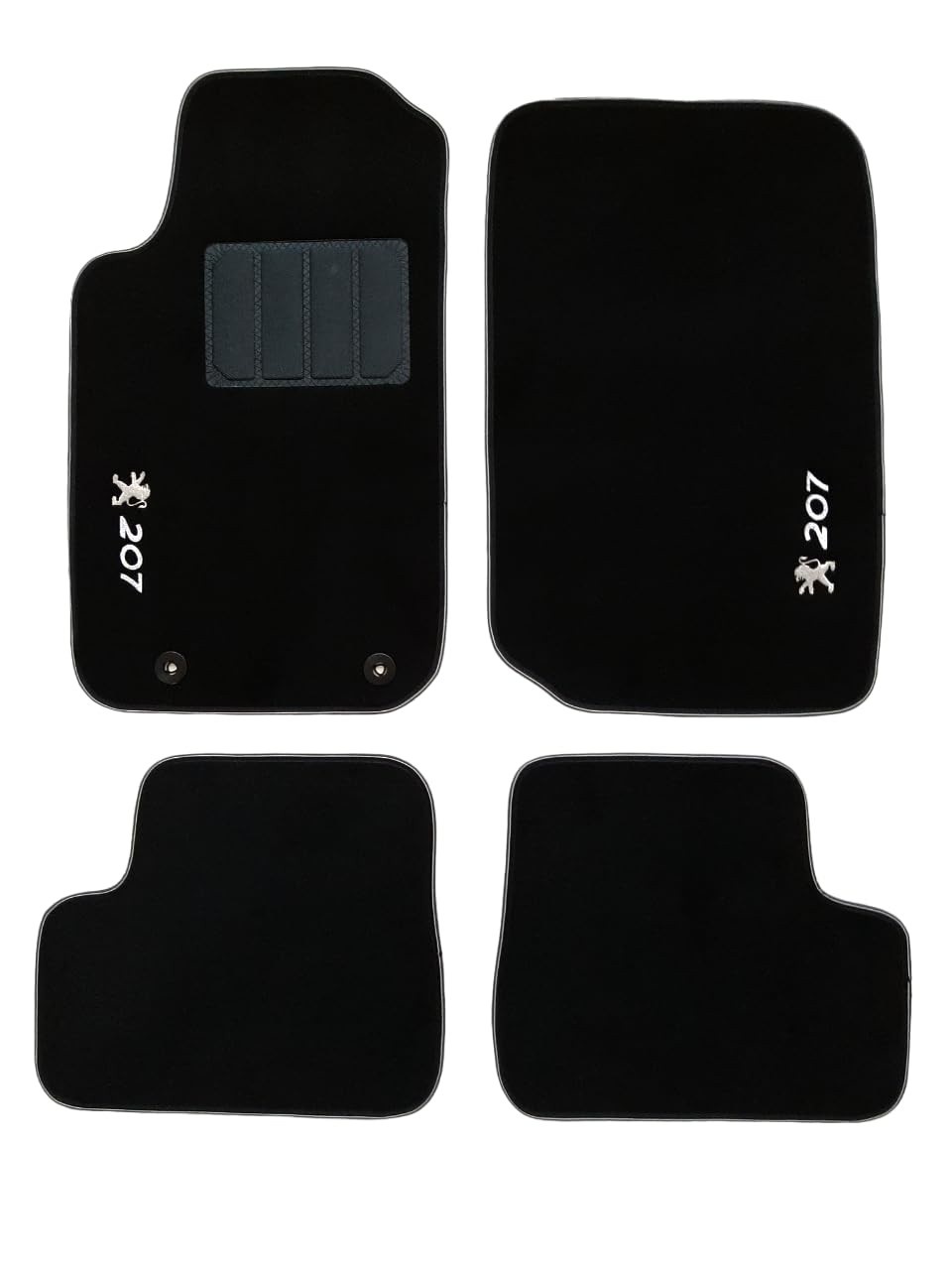 Tapete Carpete Exclusive 5mm Peugeot 207 (2009-2014) - Proteção e Estilo Premium
