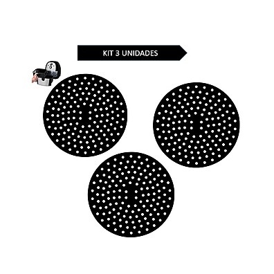 Tapete Airfryer Silicone: Kit 3 Antiaderente!