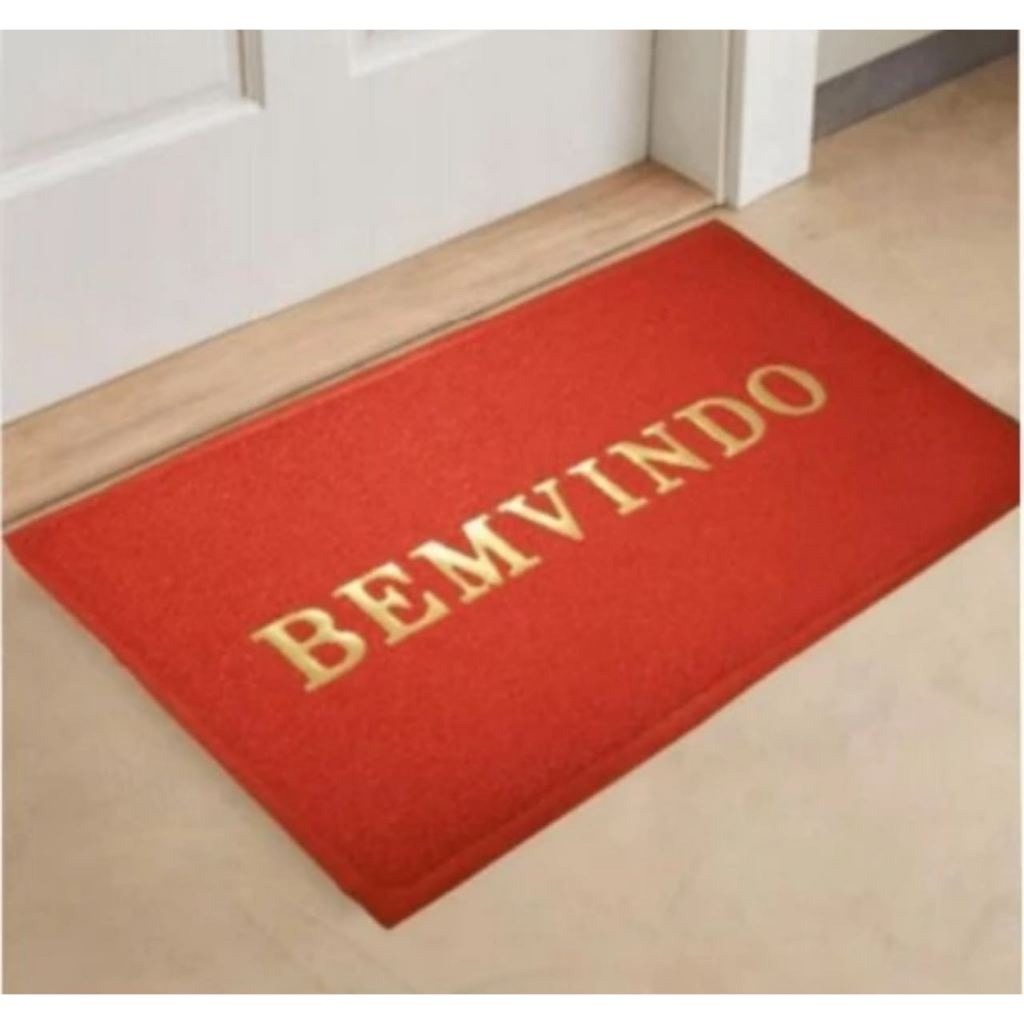 Tapete Bem Vindo 40x60: Antiderrapante e Elegante