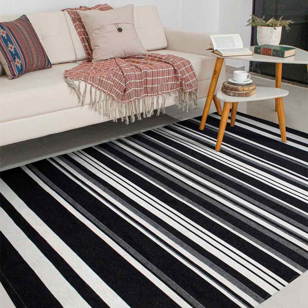 Tapete Geométrico Antiderrapante 1,40x2,00: Estilo e Segurança para Seu Ambiente