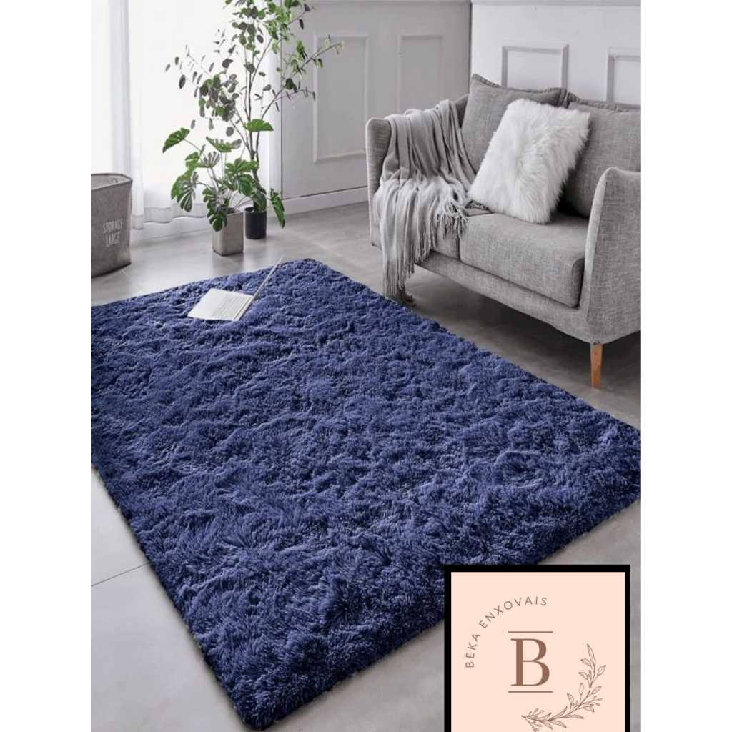Tapete Grande 3x2m Felpudo Peludo Costa Oro: Conforto e Estilo para Sua Sala e Quarto