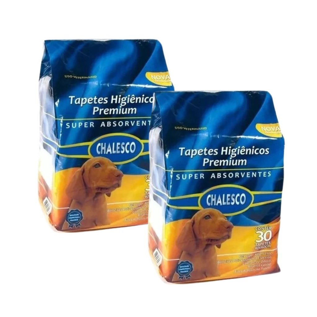 Tapete Higiênico Chalesco: 60 Unidades Premium