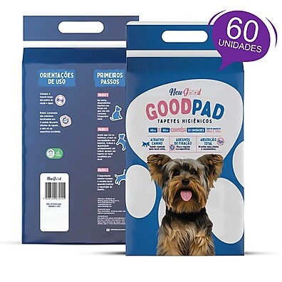 Tapete Higiênico Good Pad: 2x30 Unidades!