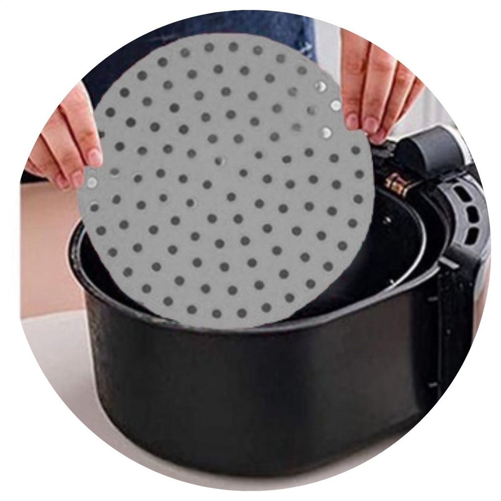 Tapete Silicone Air Fryer: Cozinhe Sem Grudar!
