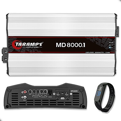 Taramps MD 8000.1: Potência Extrema p/ Seu Som