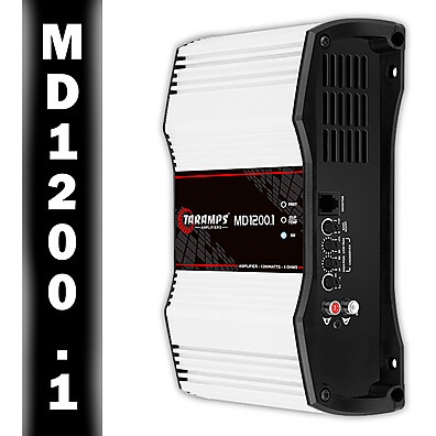 Taramps MD1200.1: Potência 1200W RMS em 1 Ohm – Som Pesado Garantido