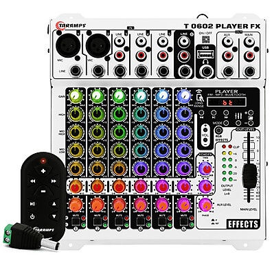 Taramps T0602: Mesa de Som Completa com RGB