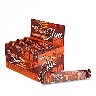 Tasty Wafer Slim: Lanche Proteico Belga Sem Açúcar