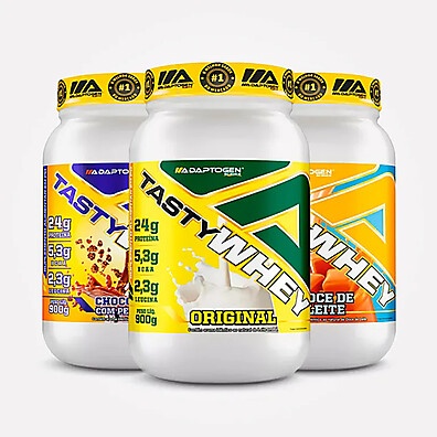 Tasty Whey Adaptogen 900g: Suplemento Premium para Performance e Recuperação