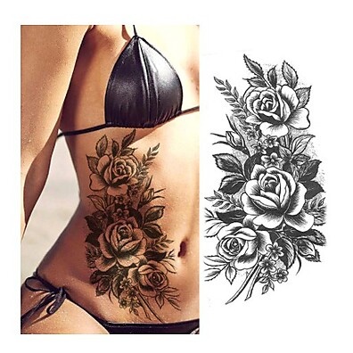 Tatuagem Floral Temporária: Beleza Sem Compromisso!
