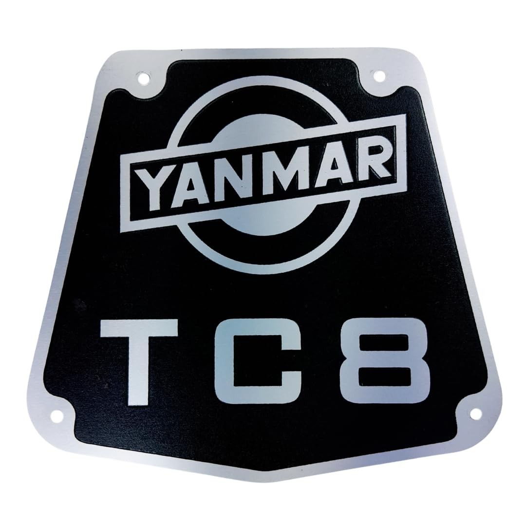 Placa Indicadora Original Yanmar TC8: Identificação Precisa e Durável para Sua Máquina