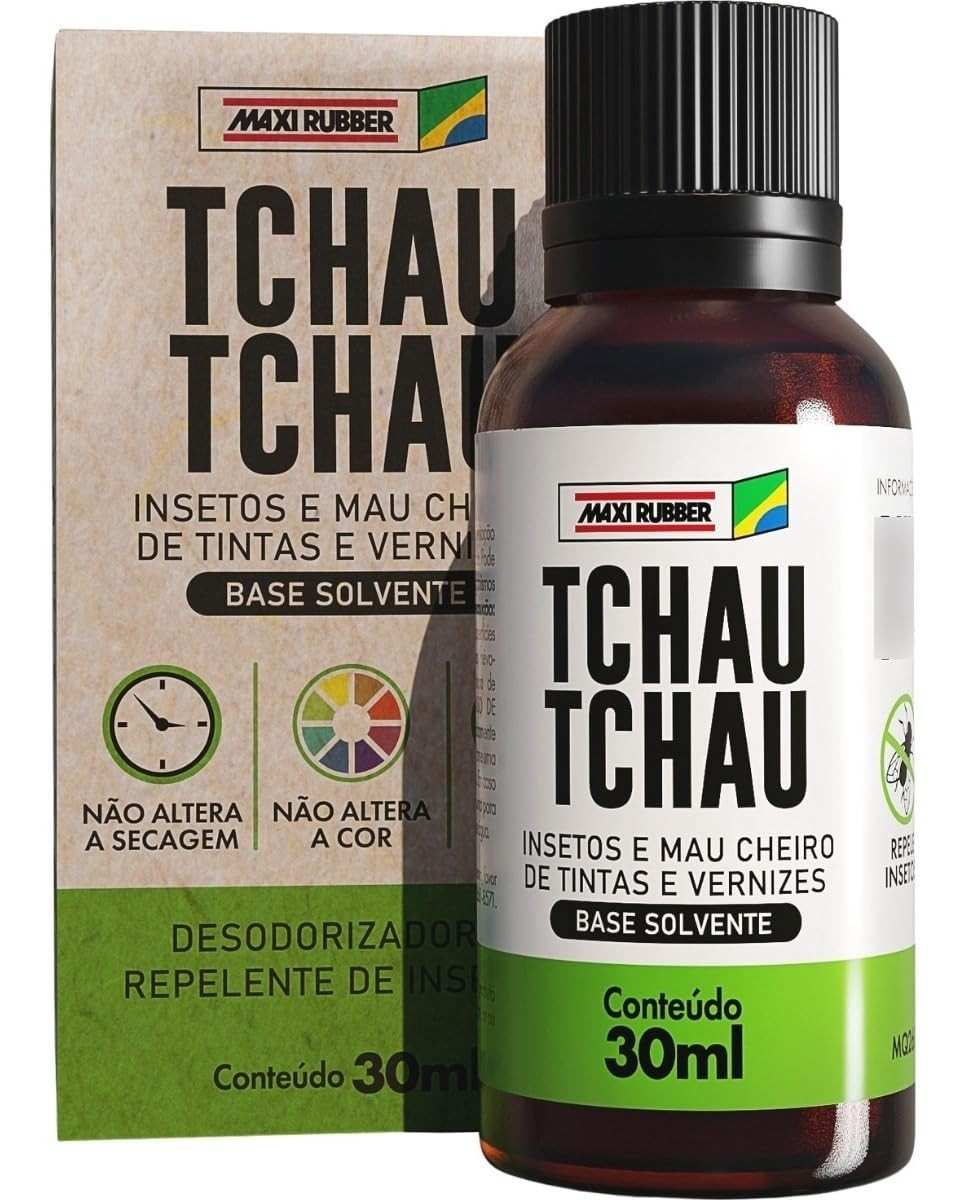 Desodorizador e Repelente de Insetos para Pintura Automotiva - Tchau Tchau Inseto 30ml Maxi Rubber