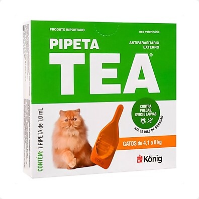 Tea Pipeta: Proteja seu Gato de Pulgas por 30 Dias!
