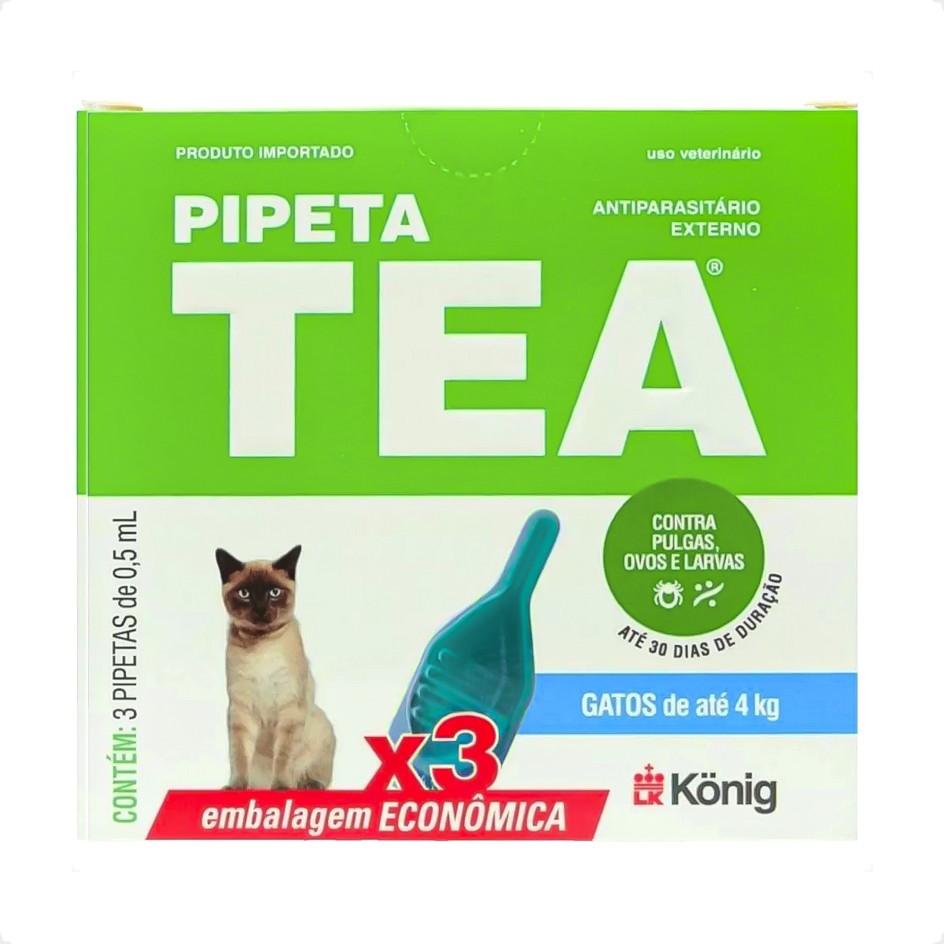 Tea Pipeta: Proteja seu Gato de Pulgas por 90 Dias!