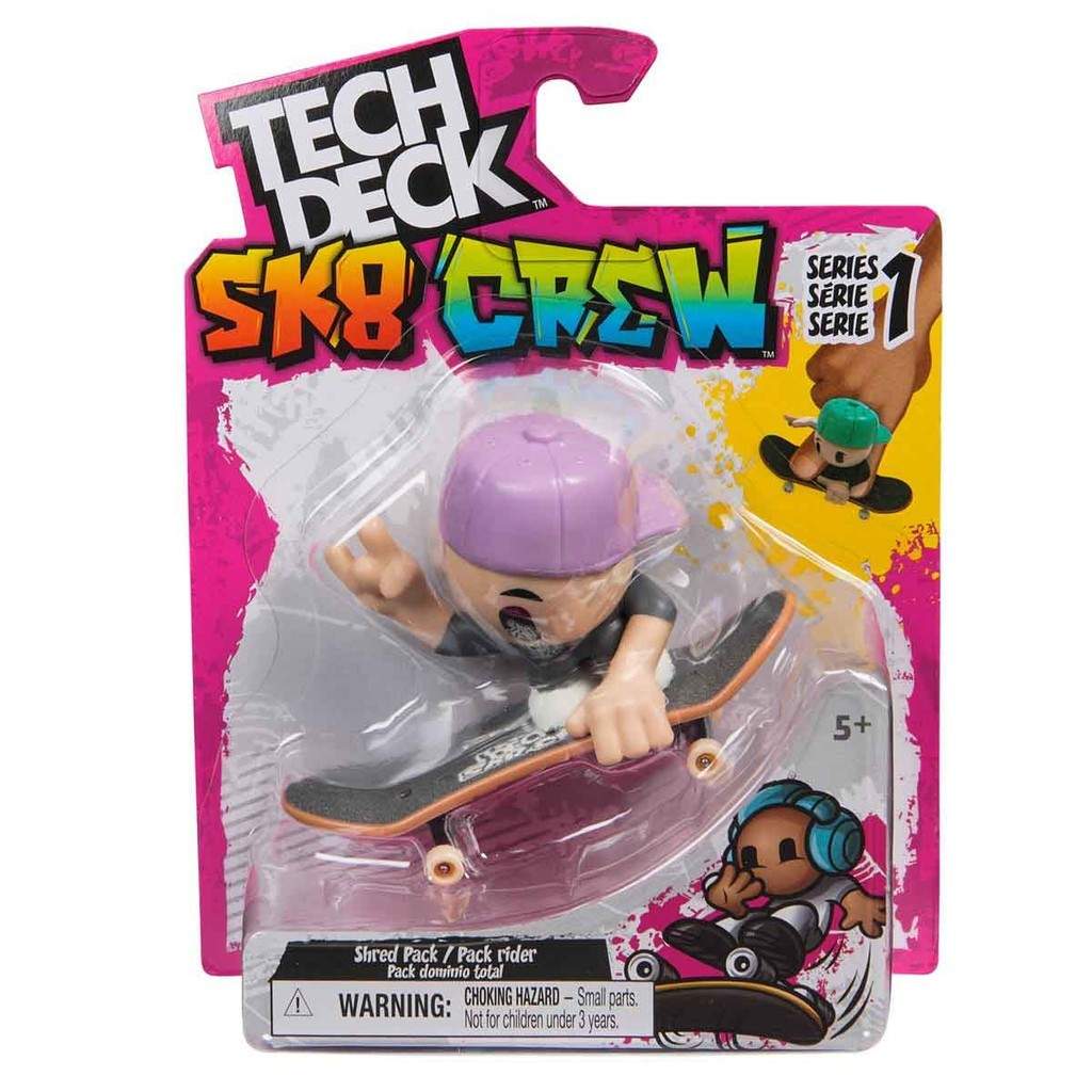 Tech Deck SK8 Crew: Radicalize com o Skate e Boneco!