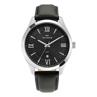 Technos 2115MZPS/0P: Elegância em Couro