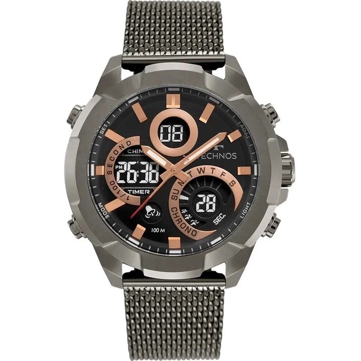 Technos Digiana Grafite: O Relógio Masculino Completo